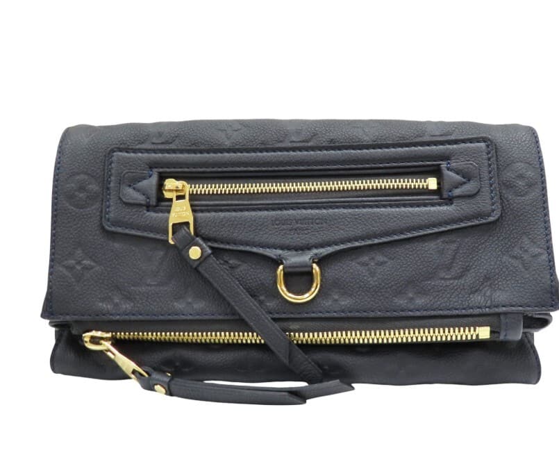 Louis Vuitton Pétillante Clutch in Bleu Infini Monogram Empreinte Leather, M93425